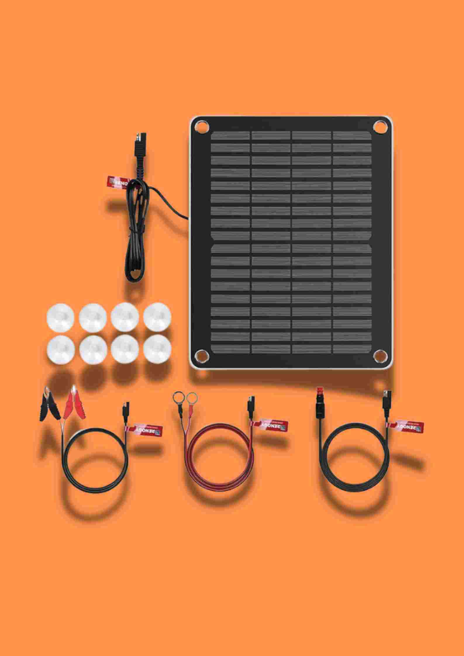 Renogy 12 Volts 5 Watts Solar Charger and Maintainer