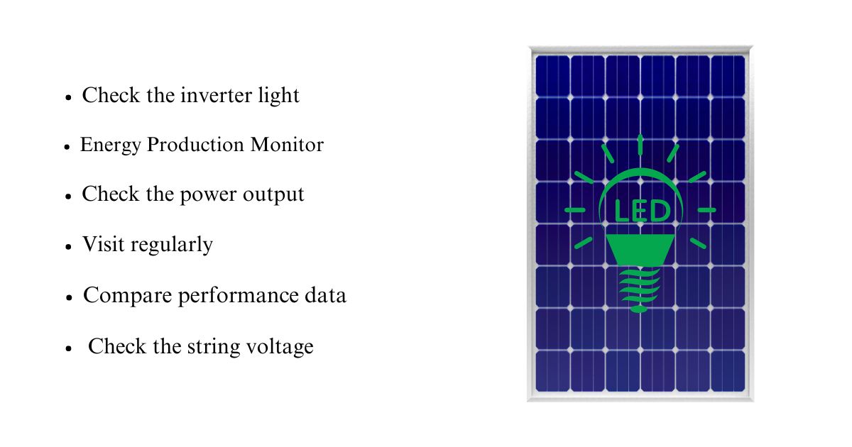 How do i know if my solar panels are working correctly