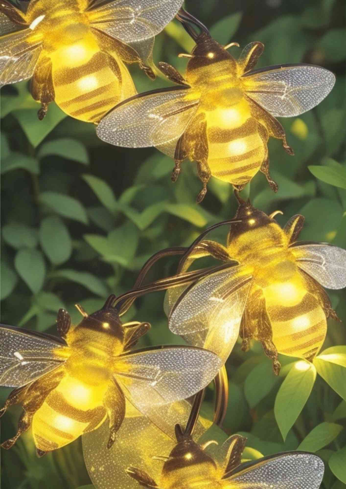 Solar Bee Lights Waterproof Outdoor Lights