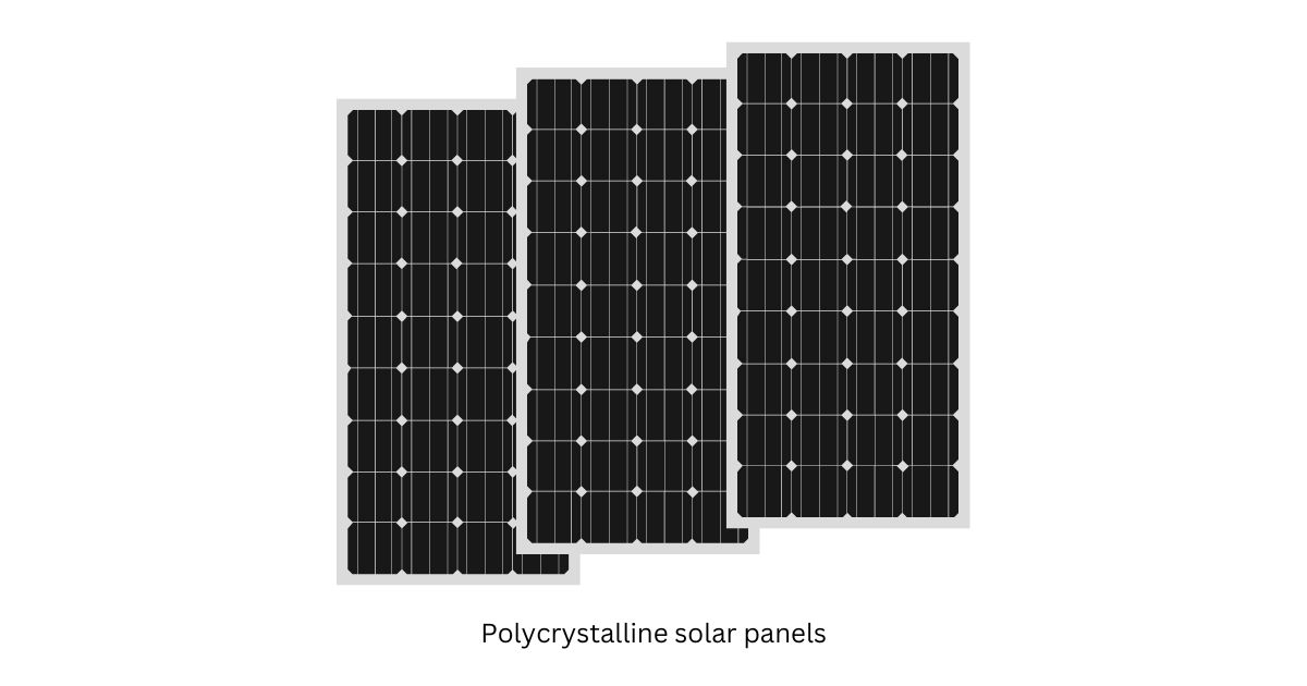 Polycrystalline solar panels