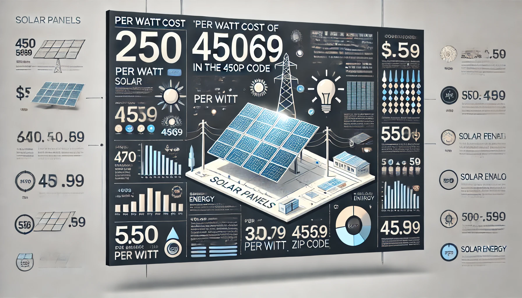 Per Watt Cost of Solar Panels in 45069 Zip Code