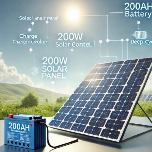 How Long to Charge a 200Ah Battery with a 200W Solar Panel?