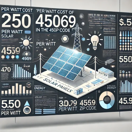 Per Watt Cost of Solar Panels in 45069 Zip Code